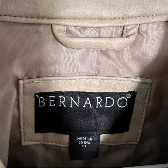Bernardo Faux Leather Jacket Soft Wheat - Picture 11 of 12